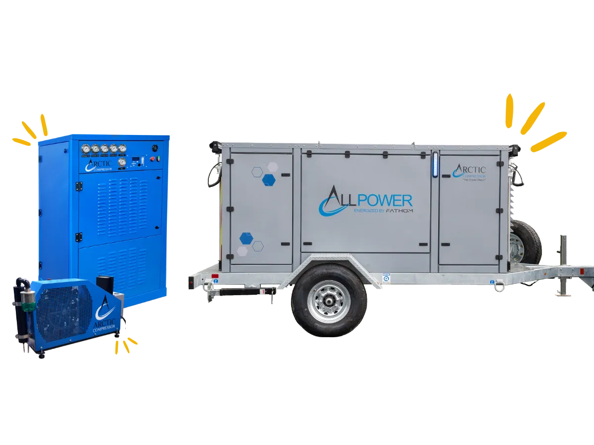 Arctic Compressor stationary and mobile systems