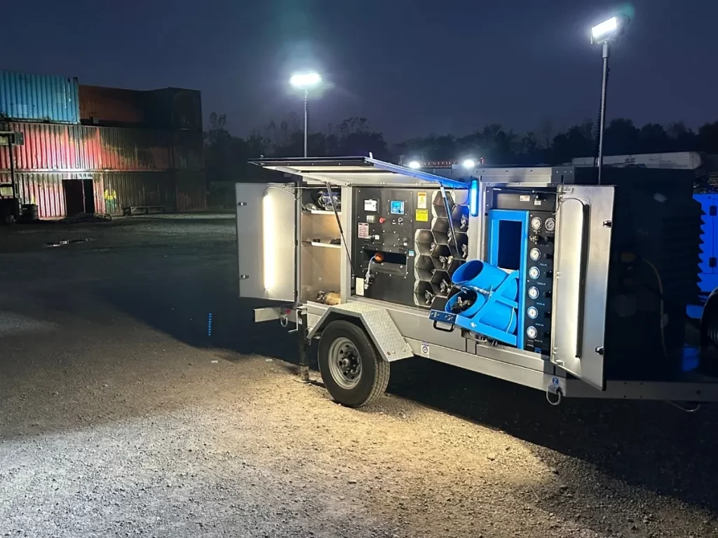 ALL POWER mobile breathing air trailer