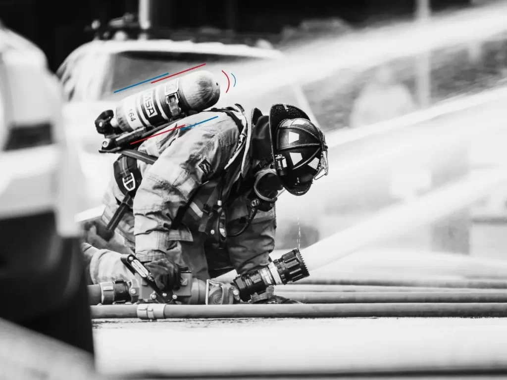 Arctic breathing air compressors for firefighters