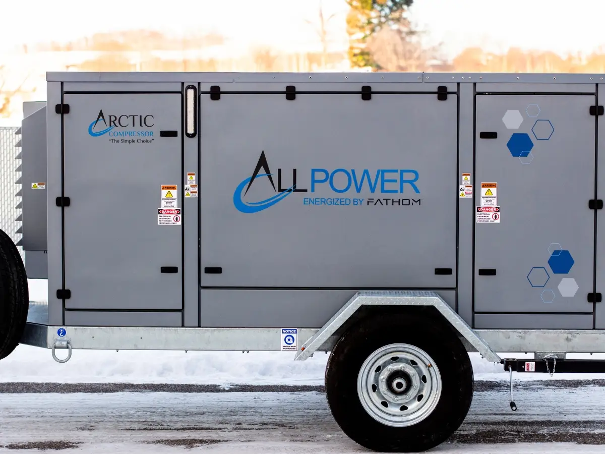 Arctic Compressor Breathing Air Trailer